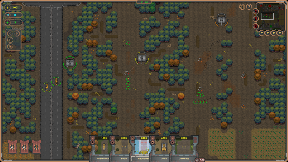 Screenshot von der Map City Conflic