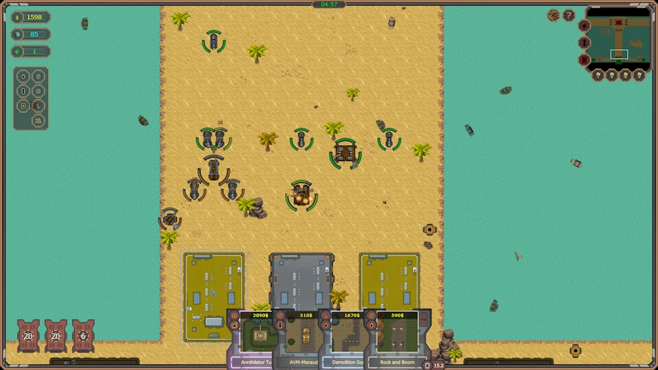 Screenshot von der Map Desert Cross