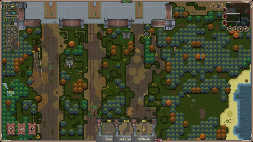 Screenshot von der Map Forrest Mountain