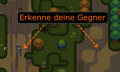 Gegner analysieren und auf feindliche Einheiten reagieren