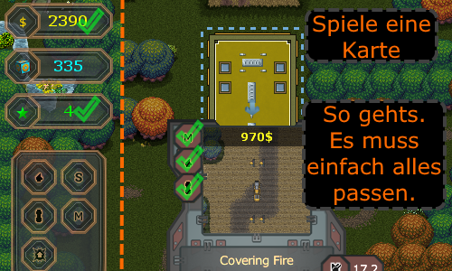 Card played successfully - units are deployed