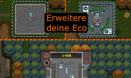 Expand your eco by building credits or supply buildings